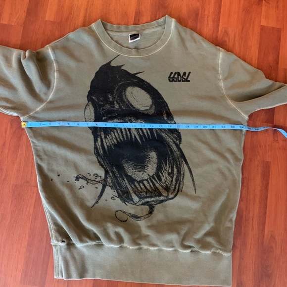 Vintage 55DSL Army Green Graphic Men’s Sweater XL - Picture 6 of 14